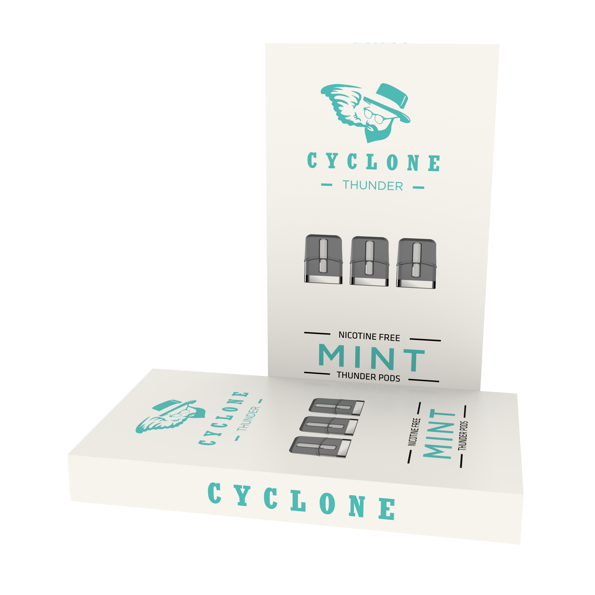 Nicotine Free Thunder Mint Pods